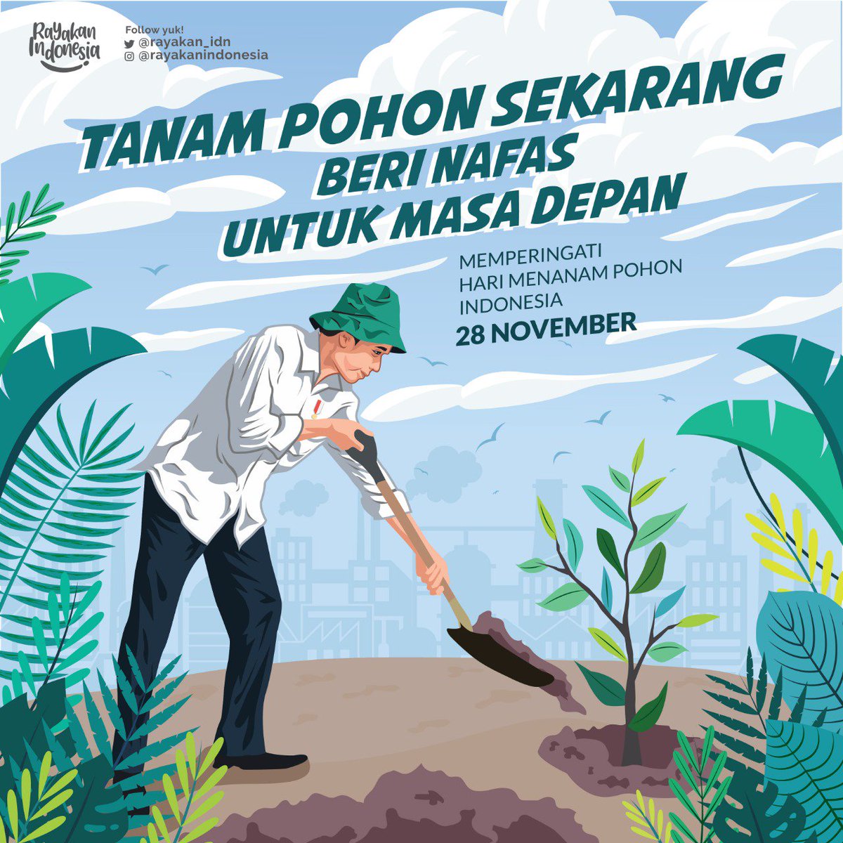 Poster Menanam Pohon