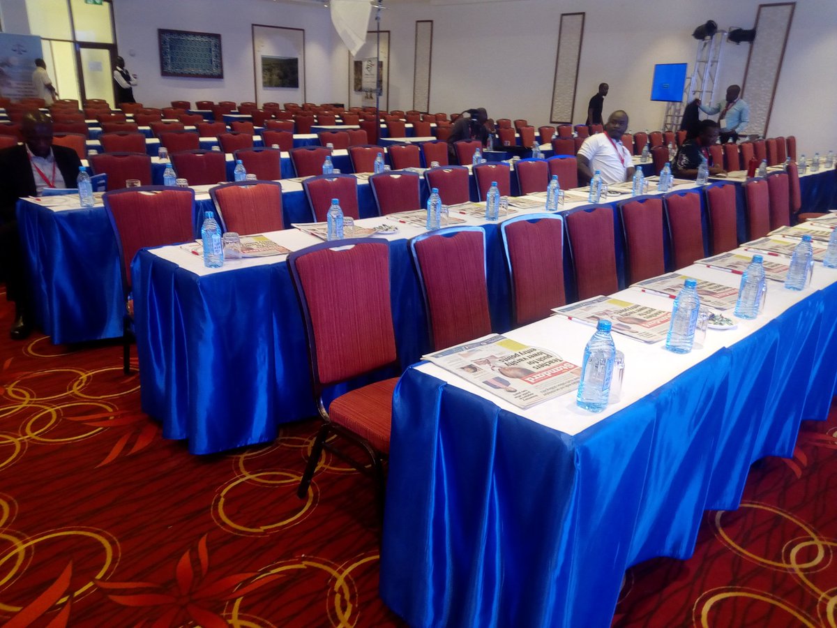 ealawsociety's tweet photo. Stage set for the start of #EALSConference2018. Our theme this year is Continental Free Trade Area: Challenges and Opportunities for the Legal Profession. #RetoolingtheLegalProfession https://t.co/jmfye0tW8x