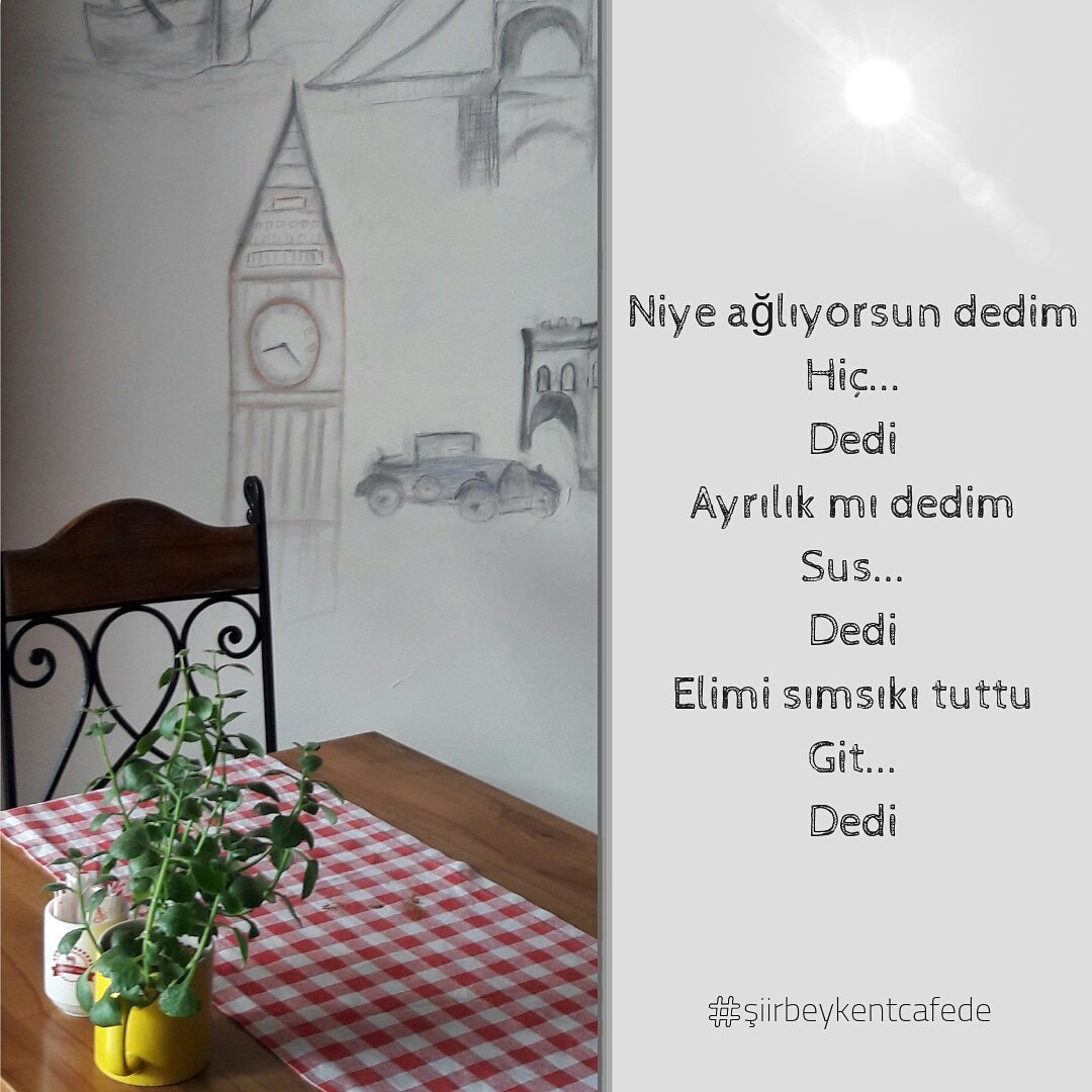Bazı mekanlar şiir gibidir 🕯
.
Ya ayrılıklar yaşanmıştır 💔 orada ya kavuşmalar 💘
.
Hadi gelin duygunuzu paylaşalım 🙏