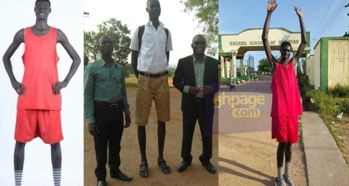 ghanarecords's tweet photo. #Tallestman in Ghana. Kwame a 14-year-old SHS student is the tallest man in Ghana. He is from Agona Swedru in the Central Region.

#Ghana #TallestmaninGhana
#Ghanabookofrecords #Ghanarecords https://t.co/H4O9AKYeIu