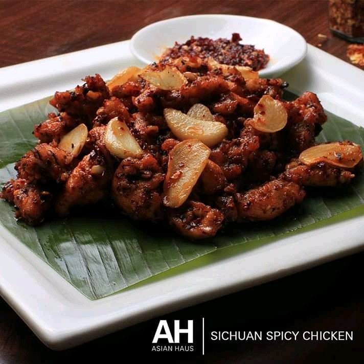 AsianHaus's tweet photo. Have you tried our Spicy Sichuan Chicken yet? 
. 
. 
. 
Order In Now @ https://t.co/3oEs2sqRRG

You can also Whatsapp your order @9810043556 

#sichuanchicken #hausdelivery #whatsapporder #foodgasm https://t.co/YsIE3SHjI9