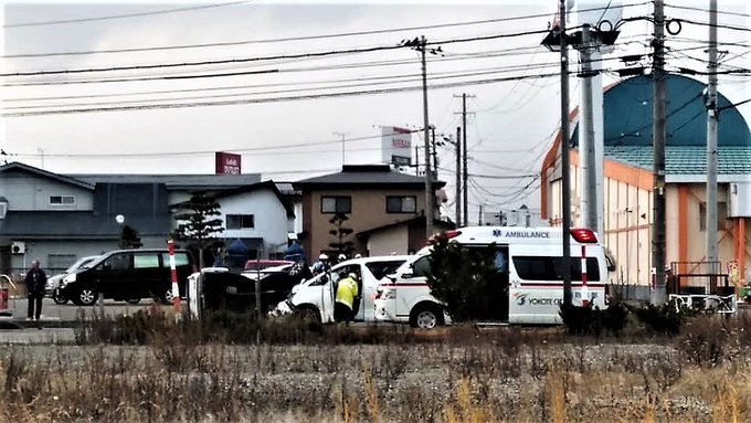 事故 秋田県横手市駅南 パチンコ店付近で乗用車同士の事故 横転 現地の様子は まとめダネ