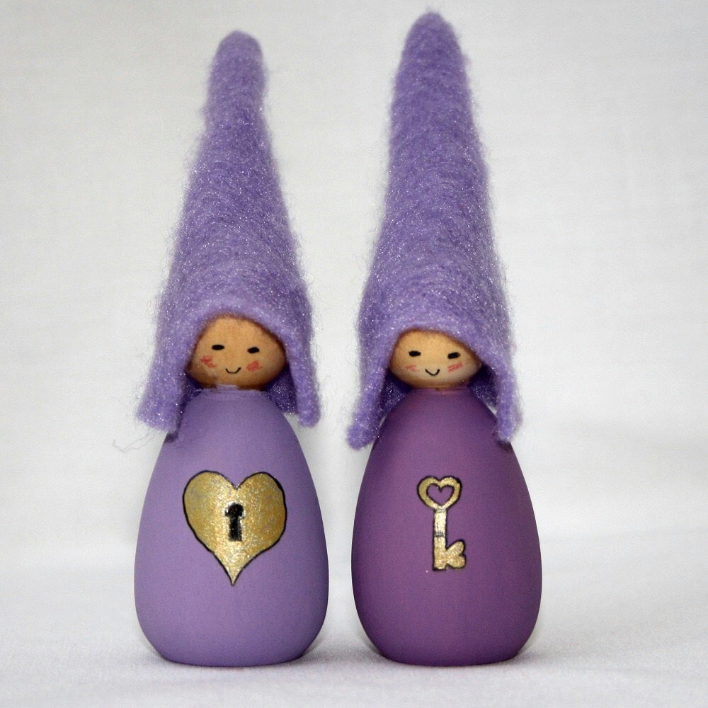 Today we have two special Love Cornish Pixies called Lock &amp; Key. Their names are a lot longer but they like the shortened versions. 
#cornishpixie
etsy.com/uk/cornishdrag…