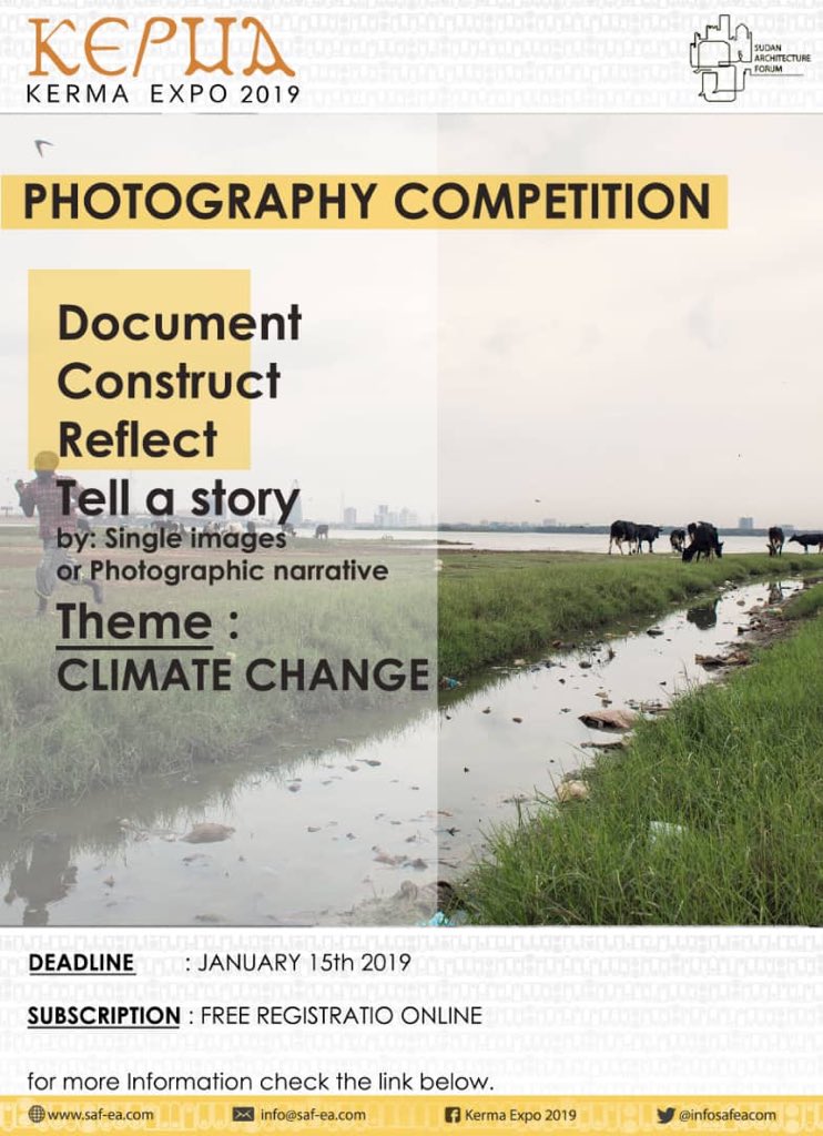 Kerma_Expo's tweet photo. We invite photographers to research and find creative ways to
document, construct, reflect and tell a story on the theme of CLIMATE CHANGE
By: Single images or Photographic narrative .
We highly encourage creative/engaging ideas and well-research

https://t.co/ILYB0CVMsN https://t.co/M8y8kmi99K