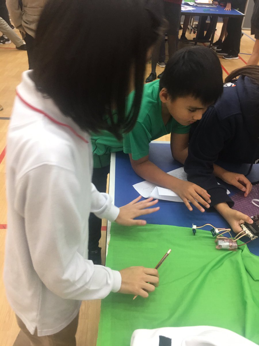 alytree's tweet image. CDNIS Blueprint Club reps at VSA’s Maker Jam, Health &amp;amp; Well-being challenge - microbit Design for a kids motion sensor virtual pet, light sensitive for outside play, addressing the Vitamin D deficiency epidemic. #CDNISProjectInnovate #makerjamslam @Makerspaces_com @microbit_edu