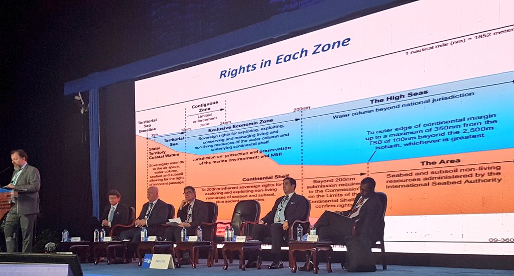 aboudjumbe's tweet image. Raj Mohabeer @commission_coi among the panelists at the Maritime, Safety, Security and Regulatory Enforcement Session, is speaking on #Piracy in the WIO Region. @AMSA_News #BlueEconomyKE @BlueEconomy2018 #UNDOALOS