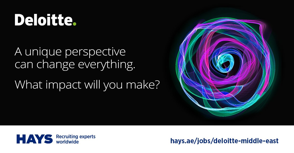 haysdubai's tweet photo. Exciting new opportunity with #DeloitteME for a Manager/Senior Manager, #Education #K12 in #Dubai. Click to find out more and apply. https://t.co/oEfRhLvNhP
#DeloitteMEJobs https://t.co/FpMvA5GGk2