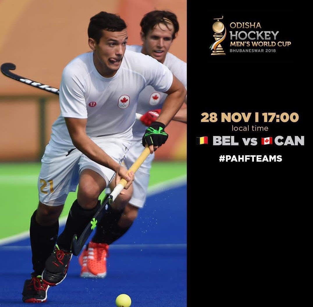 sarmy21's tweet image. Game 1 vs 🇧🇪 let's go. #hwc2018 #redcaribou