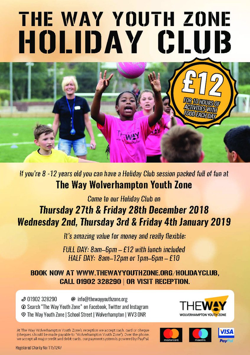 TheWayYouthZone's tweet image. Would you believe we are almost in December! Which means we are closer to Christmas...which means Christmas Holiday Club is just round the corner!
It's packed full of activities each day and it's amazing value for money! See dates and times below 👇🎄#holidayclub #christmas