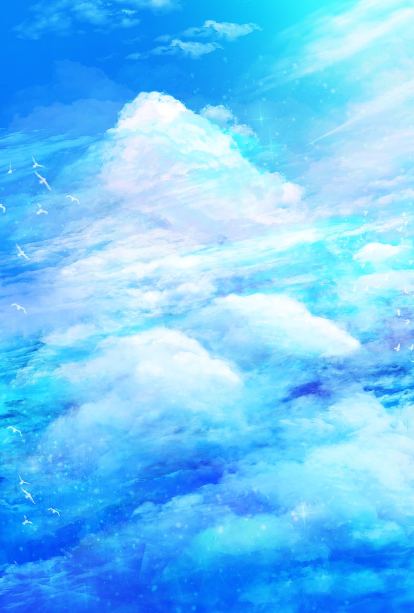 オトソラ 天空 落書き 空 雲 風景 ノスタルジー 青の衝撃 ふつくしい 背景 壁紙 青空 T Co Bptudjucn5