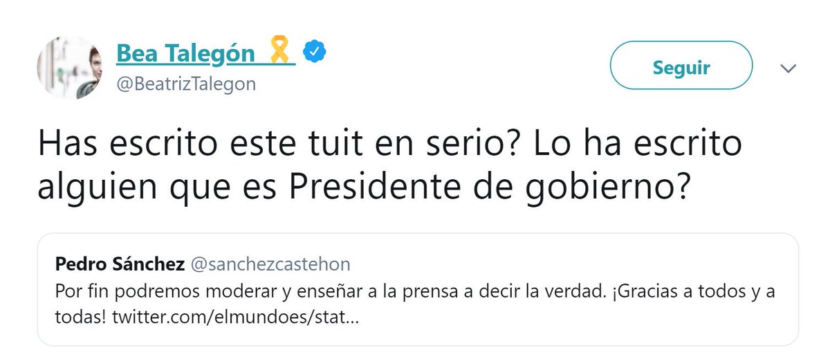 Una cuenta parodia con 53 seguidores. Parece que vaya buscando los fakes para tragárselos.