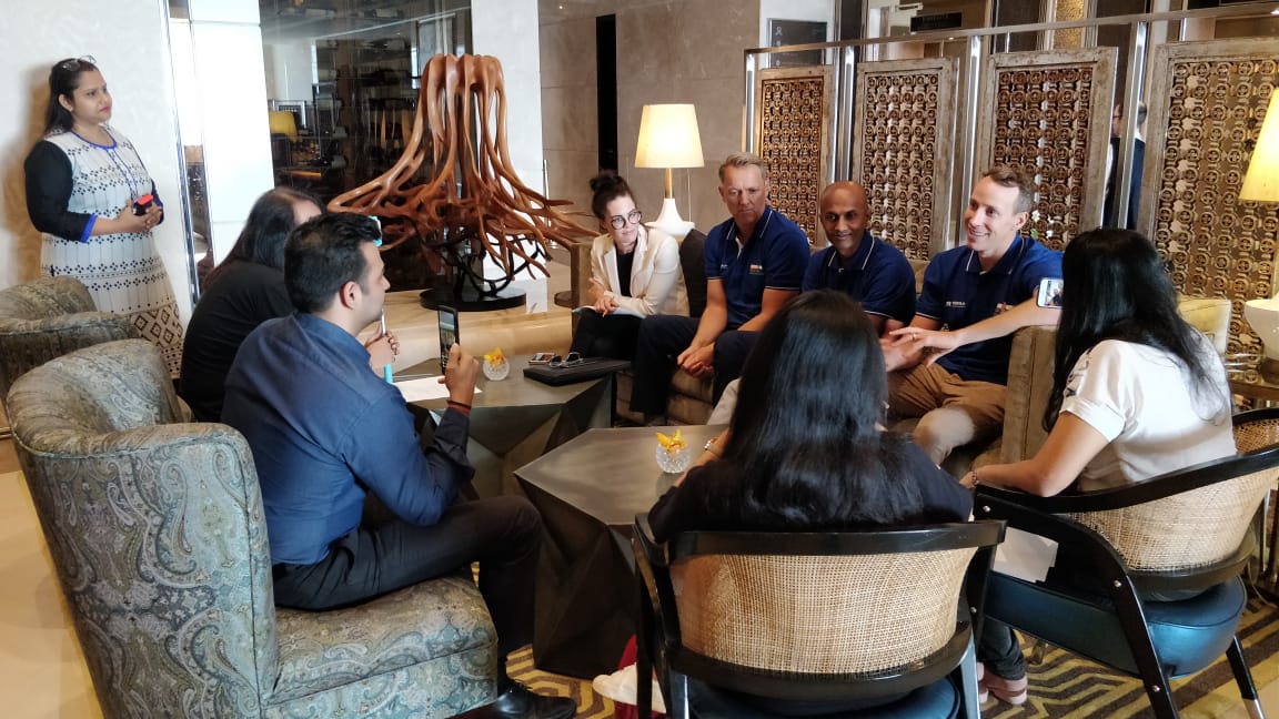 nucleus_pr's tweet photo. In conversation with @IRONMAN703Goa officials and champions today in Mumbai. They share their inspiring stories and plans for the world's toughest endurance challenge as it enters India for the first time with @BeYoska #Meetup #BloggerMeets #MeetAndGreet https://t.co/Szsiz8GSKw
