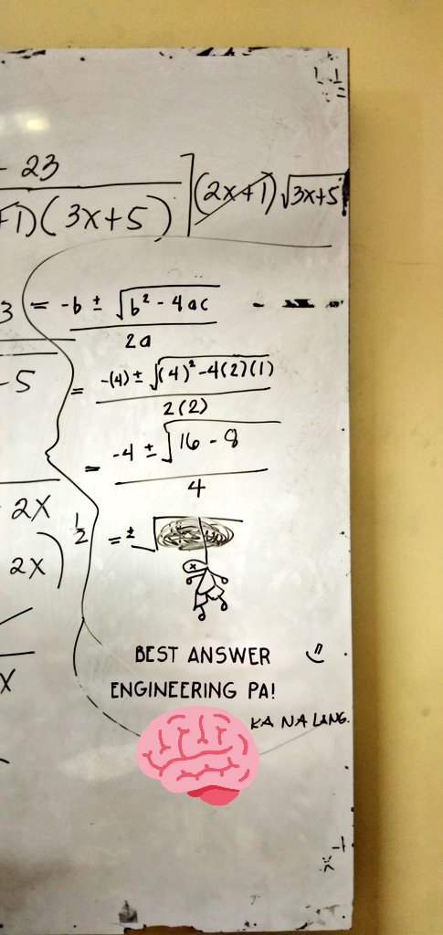 aguadokarl's tweet image. &quot;yung eto nalang yung nakikitang sagot&quot;

#EngineeringProblem
