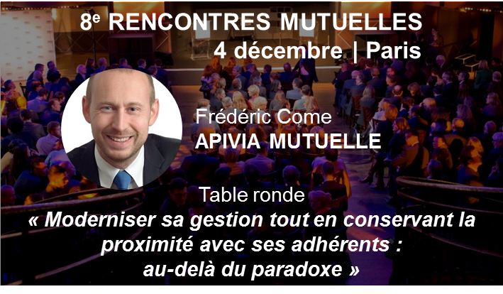 EvenementsARGUS's tweet photo. #ArgusMutuelles @COMEFrederic @ApiviaMutuelle à la tribune des 8èmes Rencontres Mutuelles le 4/12 pour nous parler #automatisation #personnalisationclient et #valeursmutualistes. Programme en ligne : https://t.co/jRYNm7BIHb https://t.co/ygtXN3djr3