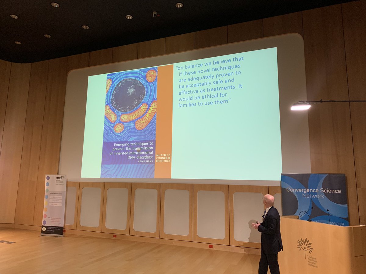 CMitoKnight's tweet photo. So excited to have my supervisor Prof. David Thorburn chairing tonight's event with Sir Doug Turnbull @ConverSci.
Inspiring to see our leaders and role models taking charge and turning our basic research all the way into policy to change patients lives. #mitodonation #CSNconnect https://t.co/TgLlreRJqu
