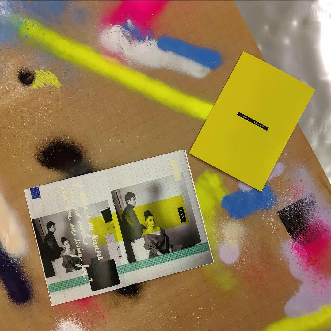 AlpinesMusic's tweet photo. Here's some of the awesome new merchandise available for F̶U̶L̶L̶ ̶B̶L̶O̶O̶M̶! Neon yellow vinyl, long sleeve T-Shirt and limited edition zine featuring collages Catherine put together by hand: https://t.co/MGUzViHnZw 🌹📀🌹 https://t.co/VszufbBCOq