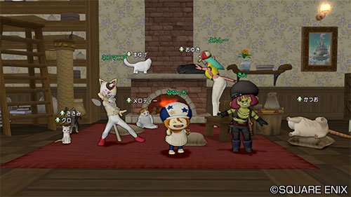 ドラゴンクエストx 公式 4 4速報 メレアーデのお部屋に新要素追加 新しいネコの追加に加え 部屋に預けられるネコの数も増加 新機能として 仲間をお部屋に招待する ネコ家具の思い出を見る などが利用できるように Dq10 Dqxtv