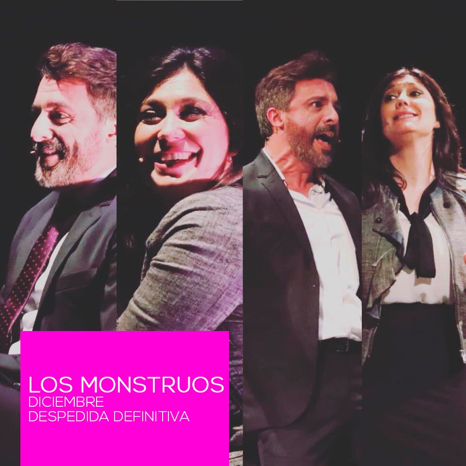 No nos gustan las #despedidas pero todo llega a su fin. Christian Gimenez y Natalia Cociuffo le dicen #adiós a Los Monstruos. Últimas 4 funciones: 6, 7, 8 y 9 de #diciembre.

Pero hay más. Con la compra de tu entrada + $100 podés llevarte el #CD  <a href="/ChrisGimenez1/">Christian Giménez</a> <a href="/natucociuffo/">natalia cociuffo</a>