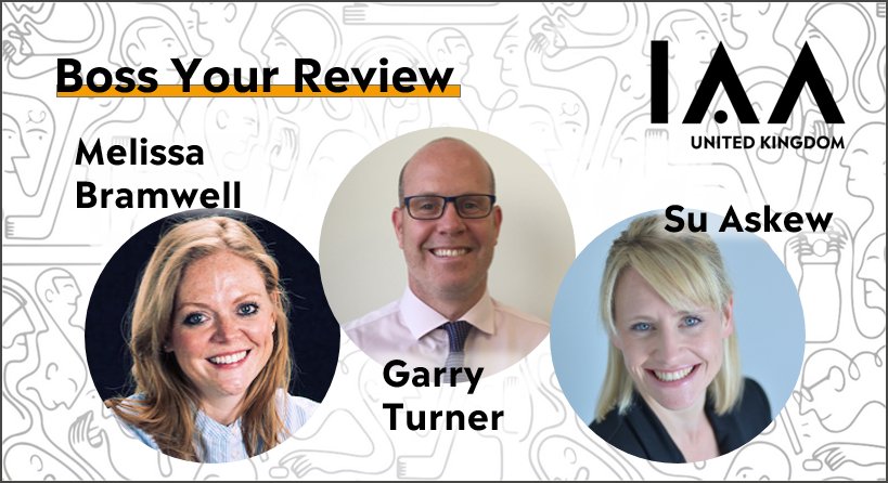 IAA_UK's tweet photo. See you tonight at #BossYourReview with Melissa Bramwell from @facebook, @SuzeAskew from @weachieve1 and @garryturner0 from The Listening Organisation! Remember to ask your questions using #BossYourReview. Last tickets available here -> https://t.co/IrJXdFagoV https://t.co/krniWqaHKL