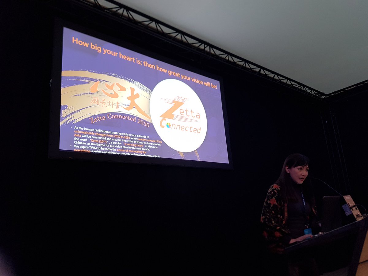 GeSIConnect's tweet photo. How big is your ❤ and how ambitious your vision? Taiwan Mobile presenting its Zetta Connected 2030 initiative to contribute to the #SGDs https://t.co/f2iega4Q1w