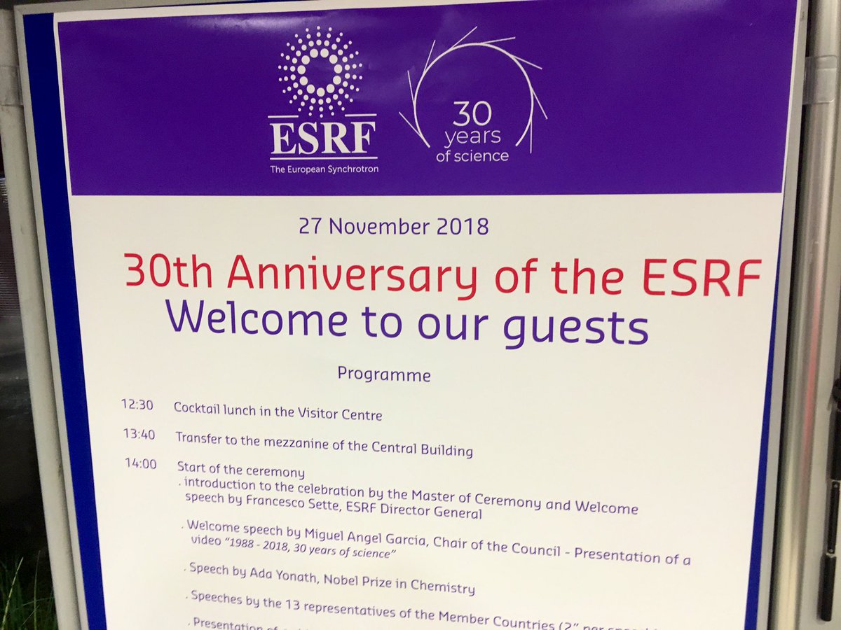 JulienRrd's tweet photo. 30 years of science, 30 years...
Happy birthday @esrfsynchrotron #ESRF30
I’ve learned a lot thanks to the great international team there. Science communication is essential now & for the future.
@chenevierd gave a new breath, with innovative approach for #scicom
—
P.Ginter/ESRF https://t.co/fZWeBayTxV