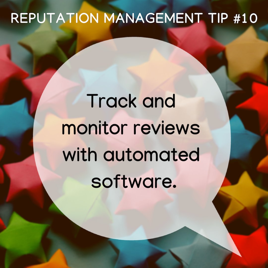 MystiqueBrand's tweet photo. Reputation Management Tip #10:
Track and monitor reviews with automated software.
#Sway #GrowYourBusiness #ReputationManagementTips #Marketing #Entrepreneur #SEO #SmallBusiness #StartUps #GrowthHacking #OnlineMarketing #DigitalMarketing #MarketingTips #WednesdayWisdom https://t.co/o4TokYXlSR
