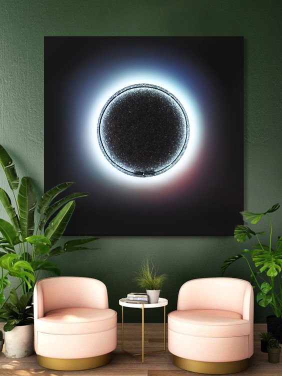 LaurenBakerArt's tweet photo. Dark Matter (Dimensional Flux), 2018
Neon, ink, diamond dust mounted on canvas.
180 x 180 x 7cm
Edition of 6
...................................... #laurenbaker #laurenbakerart #darkmatter #thedeepfield #universalfrequency #interior #interiordesign #art #contemporaryart https://t.co/wY95WuifRw