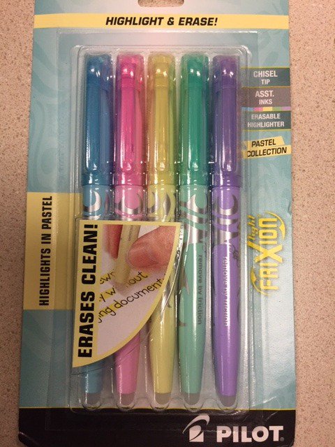 tskach155's tweet photo. Los sueños se hacen realidad 
Highlighters that ERASE!!! https://t.co/aVLe1llOiu