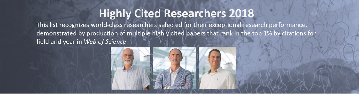 CICbiomaGUNE's tweet photo. Congratulations to Luis Liz-Marzán @bnplab @Ikerbasque, Maurizio Prato @LabCarbon @ikerbasque @AXAResearchFund and Wolfang Parak for being included for the 5th year at @clarivate's list of #HighlyCitedResearchers #worldclassresearchers https://t.co/EIf5y1yJPs https://t.co/iYyd7tiGha