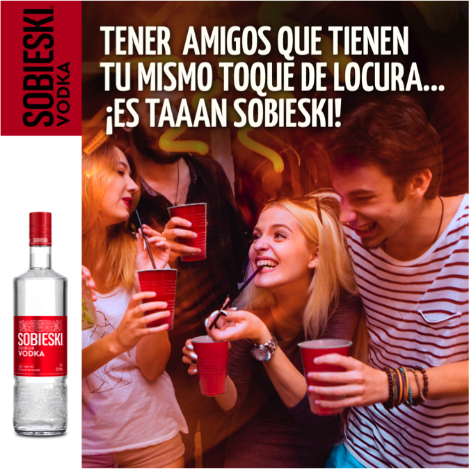 SobieskiES's tweet photo. Tener una pandilla de amigos que tienen tu mismo toque de locura, es taaan Sobieski.
#Vodka #compartelarealidad #VidaAutentica #LoImportante #TuMomento #Amigos #diversión #KeepItReal https://t.co/jOKTblPQfW