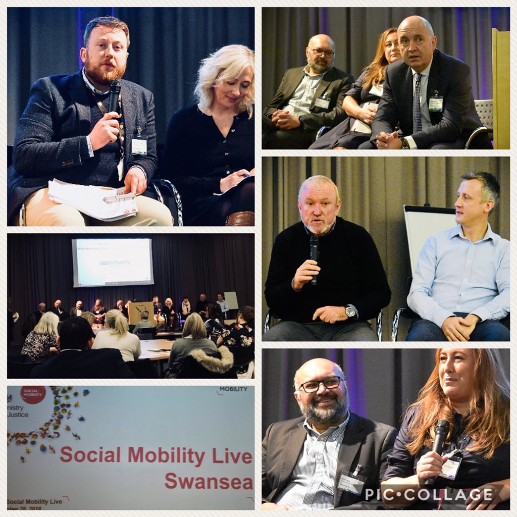 rwj84's tweet photo. Today I was invited by @MoJGovUK to be a panel member on their #SMLive2018 roadshow and talk about the @AssemblyWales apprenticeship scheme. Great opportunity to hear about the drive to remove barriers and make the workplace representative of the people we serve. #socialmobility https://t.co/iKi4STqrdp
