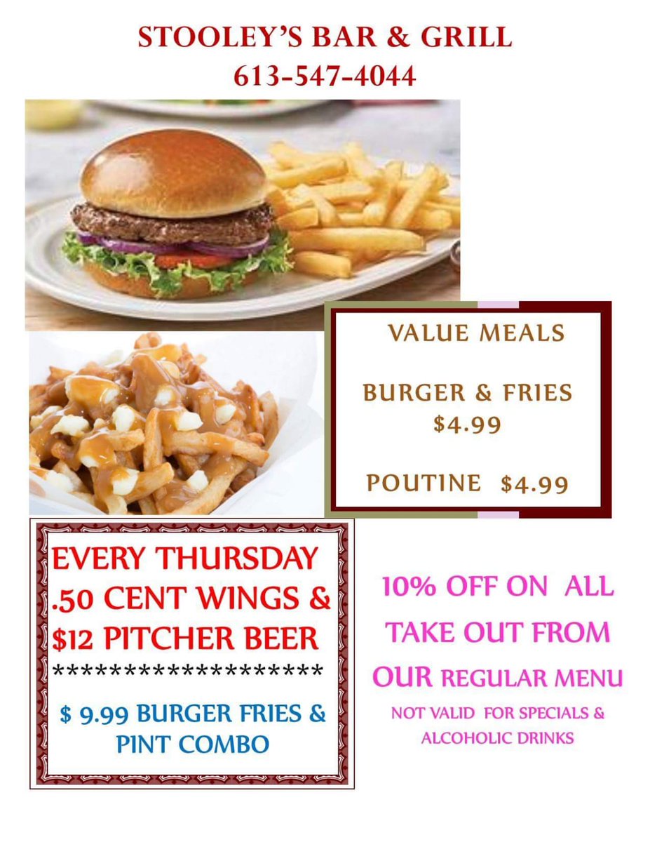 Stooleysbg's tweet photo. #goodmorning #kingston  

Have a great #Wednesday ahead! Keep enjoying our offers too, running throughout the week. Cheers!

#YGK #queensu #restaurant #bar https://t.co/J3Rk03l4kY