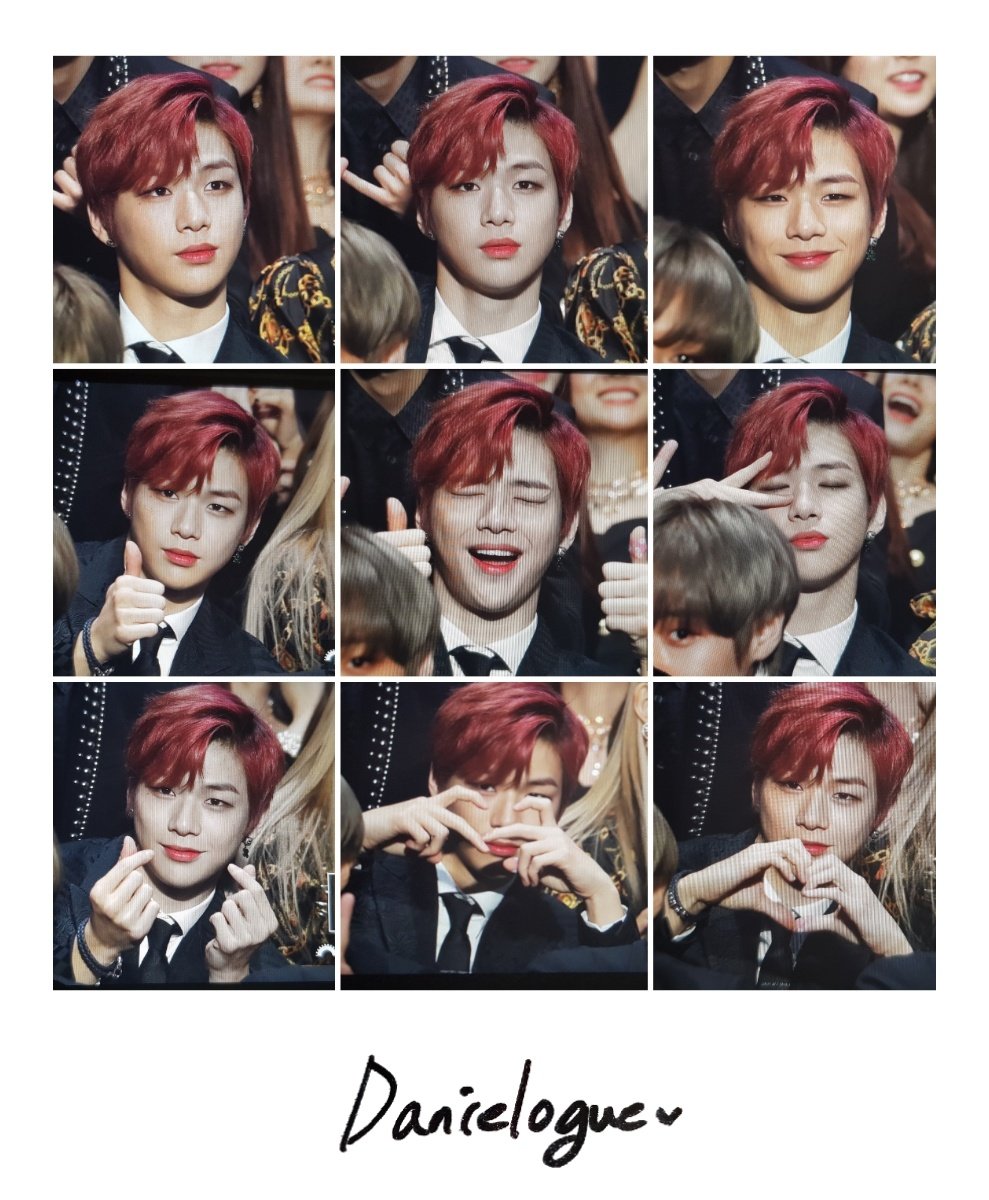 강다니엘 단체사진 찍는데 표정이 몇 번이나 바뀌는거야 | 인스티즈