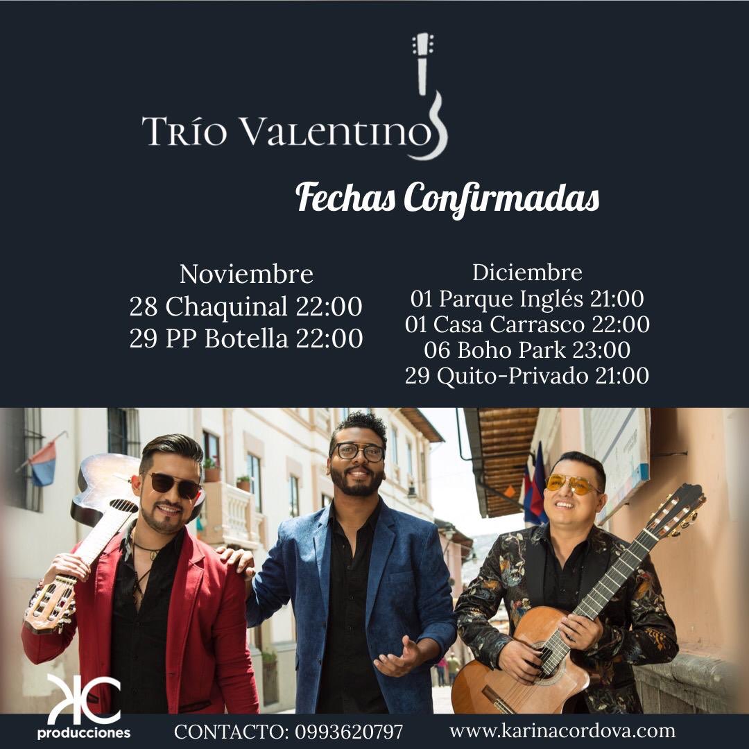 Trío Valentino tweet media