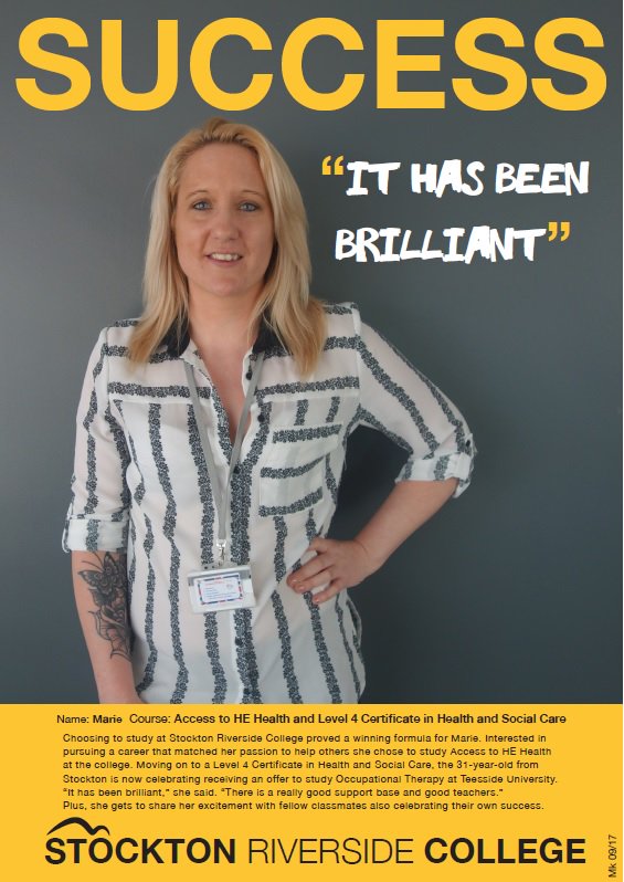 Today is World Access to Higher Education Day! Take a look at one of our Access to HE success stories, Marie, below. 

Why not study Access with us next September? #WAHED2018