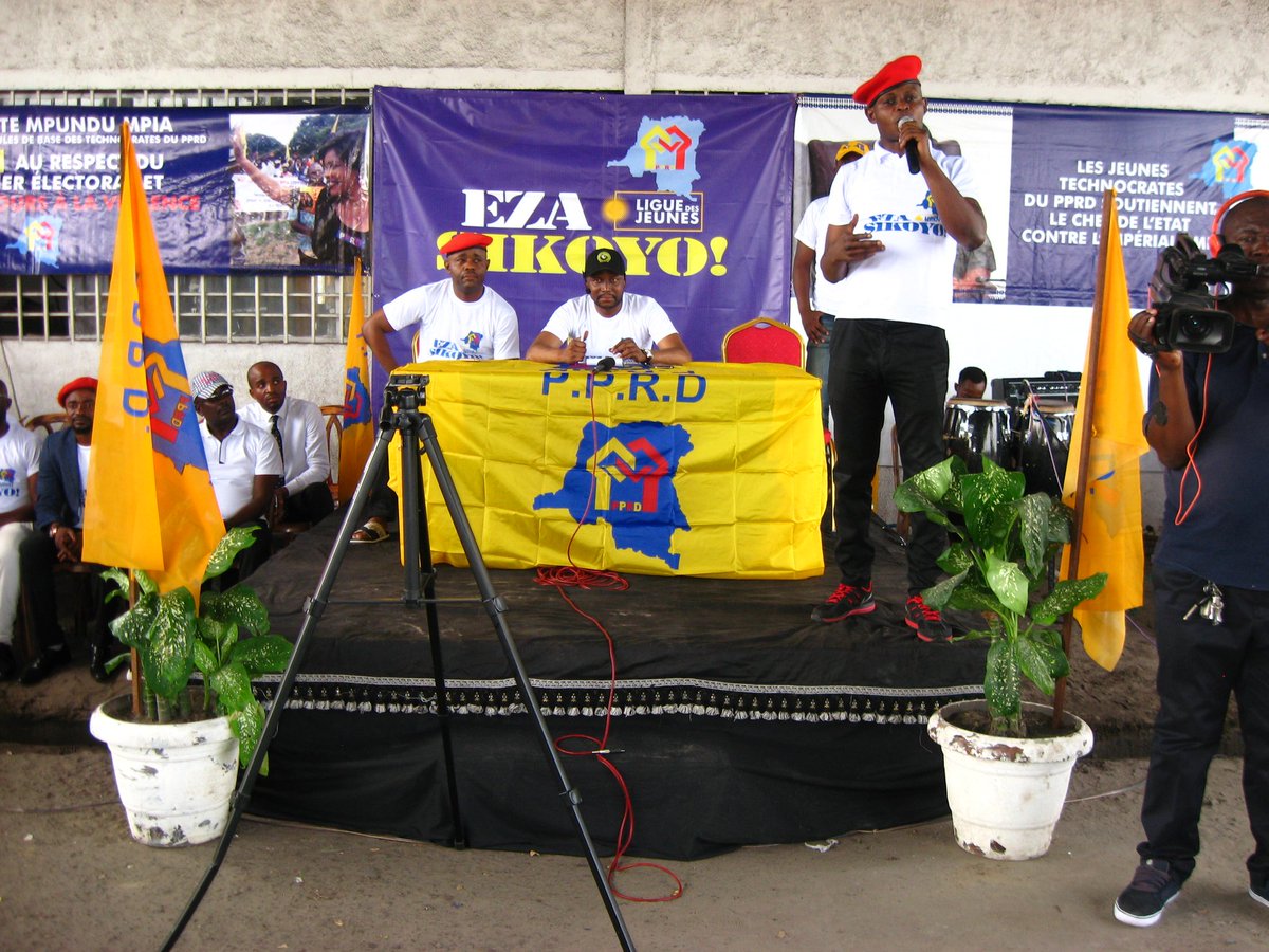 LES  JEUNES #TECHNOCRATES EN 2017  CROYAIENT DÉJÀ  AUX ÉLECTIONS AVEC  LA CONCEPTION  "EZA SIKOYO" L'OEUVRE DU PRÉSIDENT #PATRICK NKANGA DE LA LIGUE DES JEUNES NATIONALE DU #PPRD  UN VISIONNAIRE,  LA FIKIN, CAP VERS LES ELECTIONS AVEC #ERS13 <a href="/PatrickNkanga2/">Patrick NKANGA Bekonda</a>
