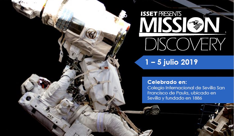 Nuestro Colegio, el primero de España que acogerá el Campus Mission Discovery de @ISSET_STEM. Del 1 al 5 de julio, para alumnos de 12-25 años interesados en el Espacio 🚀 y la #Ciencia de cualquier centro educativo. bit.ly/2zTDbWT #viveSFP