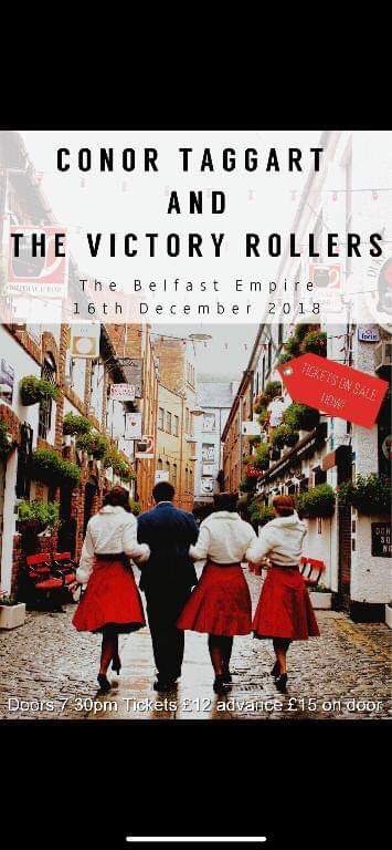 A ticket to our Christmas show might just be the perfect gift for someone special this year. Make some memories. 💋 <a href="/belfastEmpire/">Belfast Empire</a> <a href="/conortaggart757/">Conor Taggart Jazz</a> #belfastgig #belfastsingers #belfastmusic #swing #retro #vintage #christmasbelfast