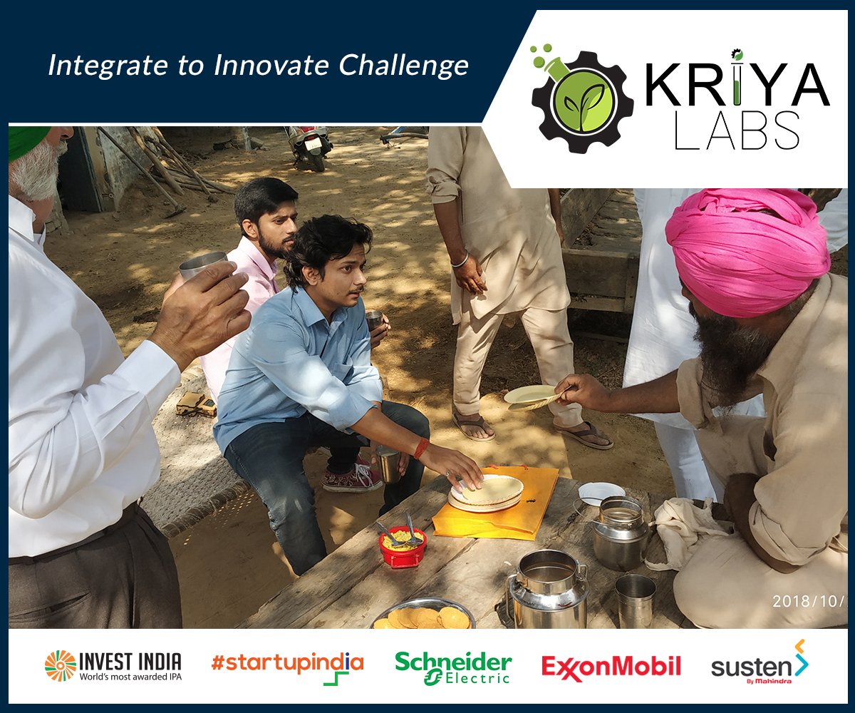 startupindia's tweet photo. Winner of the #IntegratetoInnovate program, Kriya Labs, selected by @exxonmobil, produces affordable, high-quality & eco-friendly value-added products from agricultural waste. Visit https://t.co/Hd1iQfasP7 to know more about them! https://t.co/9Z1ZG2bGmX