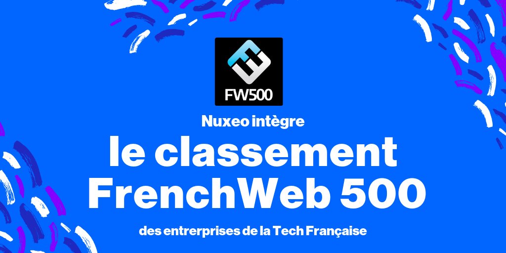 NuxeoFR's tweet image. 🍾🍾🍾
Nuxeo intègre le classement @FrenchWeb 500 des entreprises de la tech française buff.ly/2AsTUR1
#frenchweb #frenchweb500 #fw500 #techfrancaise #frenchtech