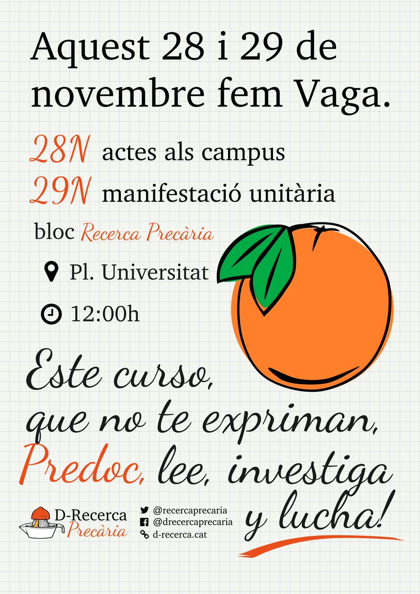 D-Recerca Precària tweet media