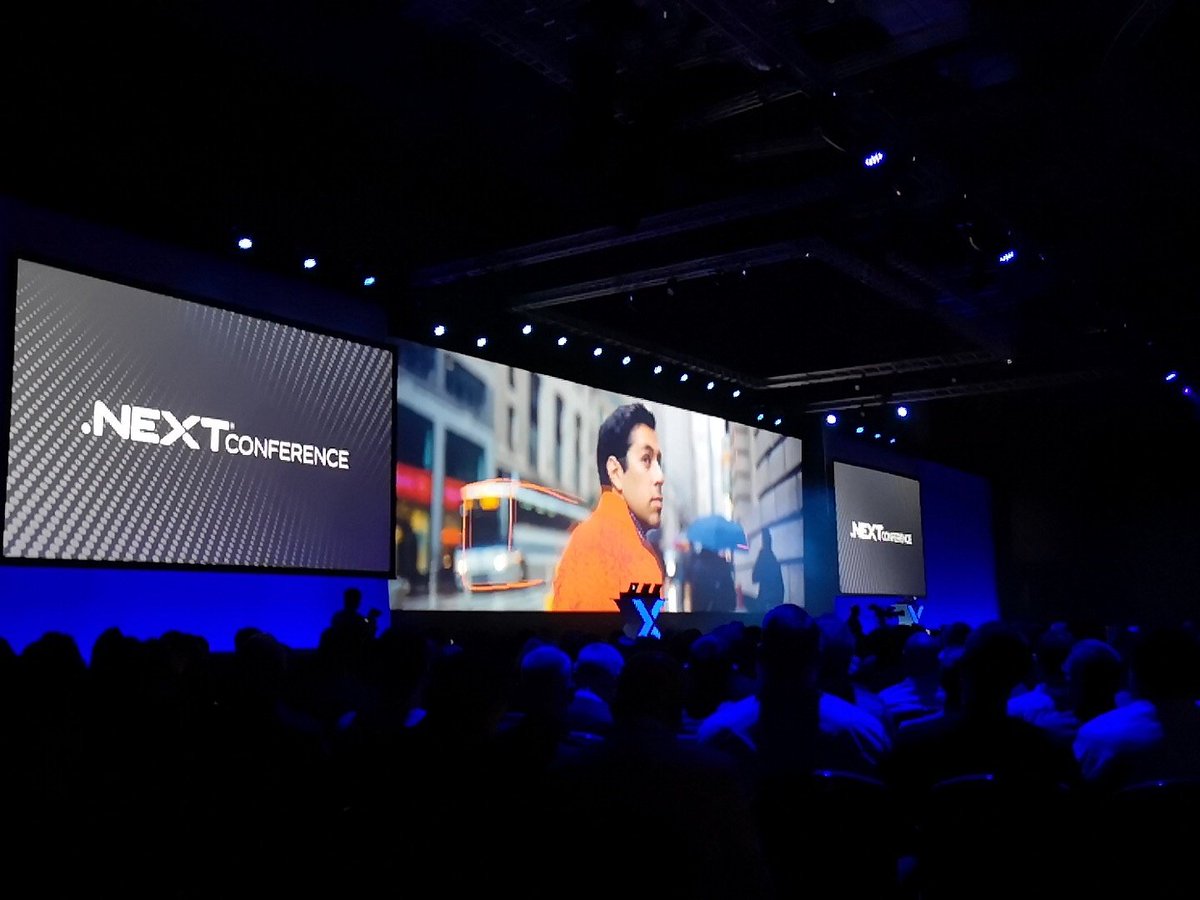 prutsdink's tweet photo. Good morning #nextconf @umbrio_com is ready https://t.co/oSMMfDj3Np