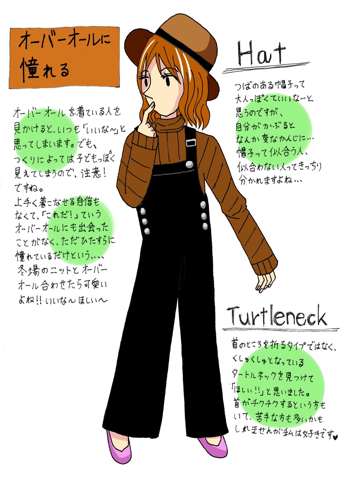 かなもり 風邪治った Twitterren オーバーオールを着てみたい ファッションイラスト イラストエッセイ T Co X5crw1nthr Twitter