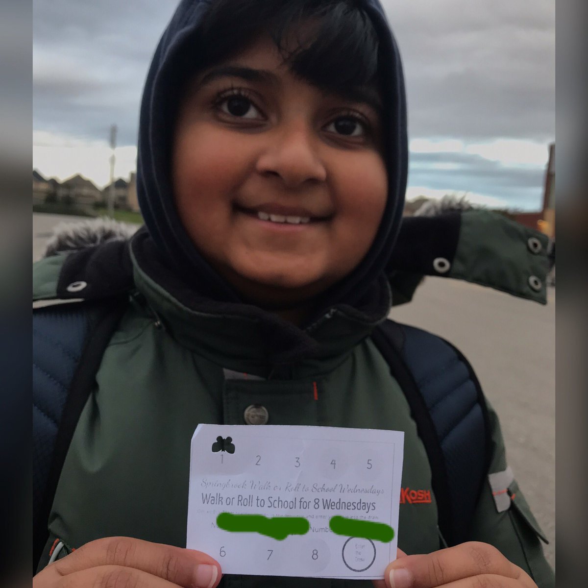 SpringbrookEco's tweet photo. This is an old pic (We’re now on week 6 or 7😉). Walk &amp; Roll to school Wednesdays initiative is happening all year long. We have a draw for small prizes every 8 weeks. 🚴🏿‍♀️🚶🏾‍♂️🚶‍♀️😊 @PDSB_eco https://t.co/MlRztXtl7v