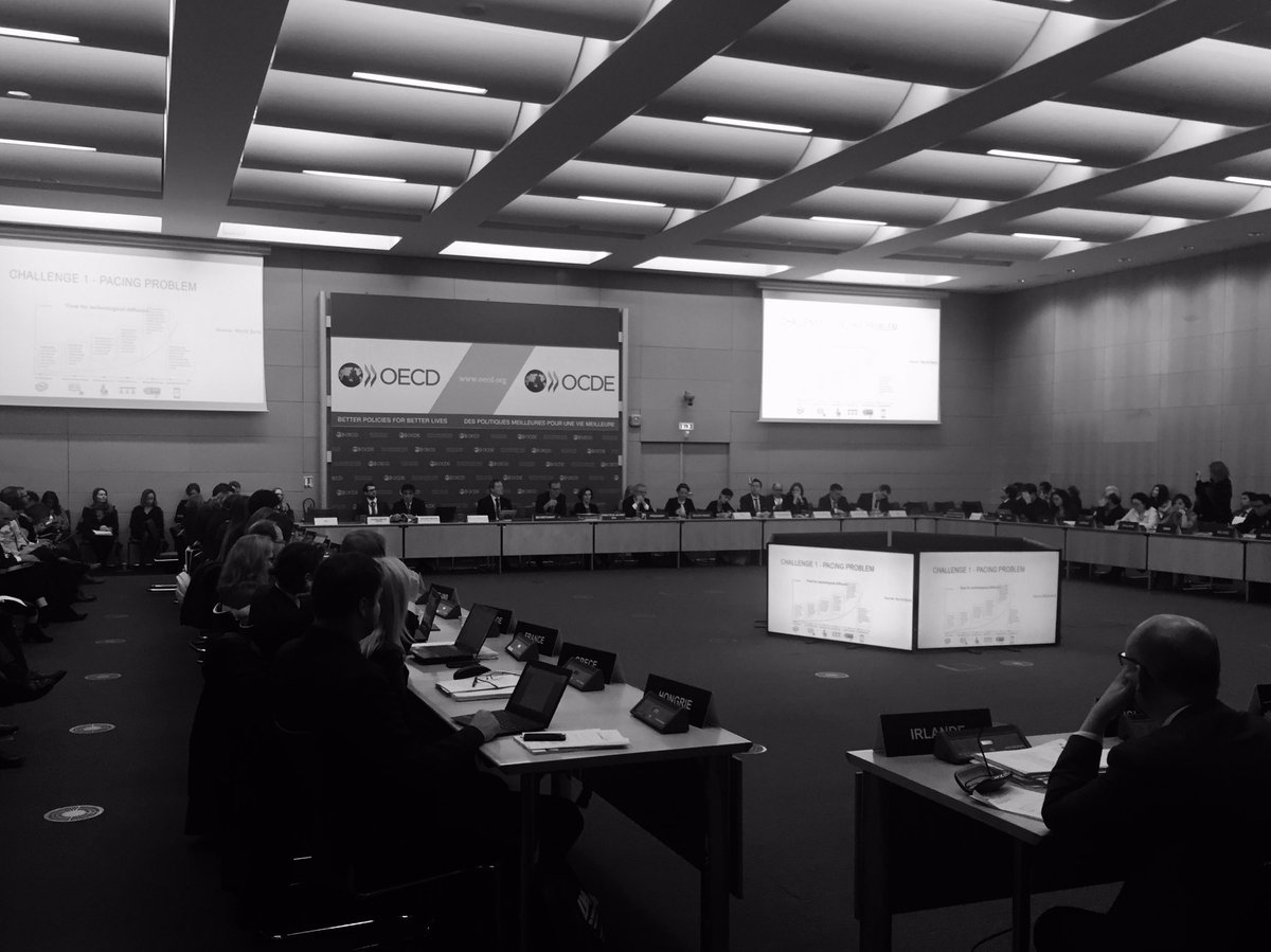 camilasaffirio's tweet photo. Today is Day 1 of the @OECDgov Regulatory Policy Committee — Opening roundtable on disruptive tech: opportunities and challenges for regulation https://t.co/6ixEwx3IQT