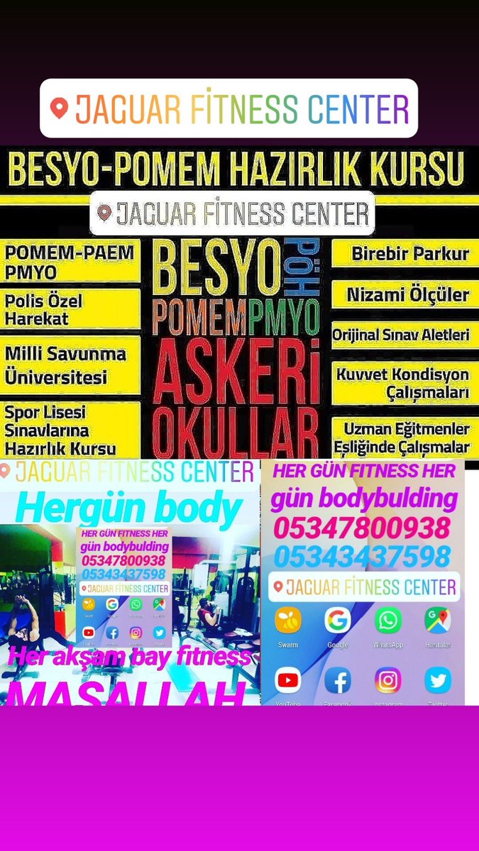 Spor (@ Jaguar Fitness Center in Kayseri) swarmapp.com/c/b7Wg0sIdDZS