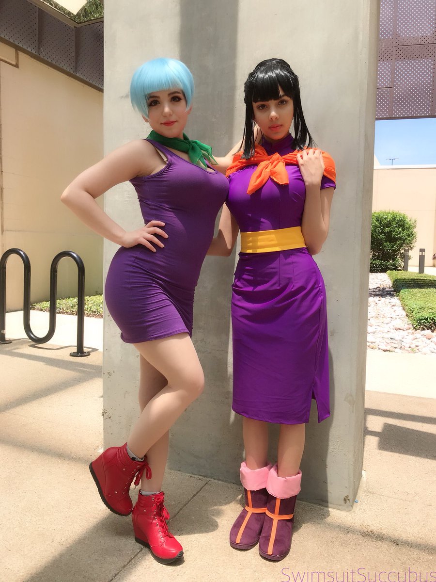 X 上的GM：「Women Cosplay Wednesday! #PwnedGames #Bulma #Chichi  #SwimsuitSuccubus #BunnyAyumi #DragonBall #DBZ #Cosplayers #Cosplay #WCW  https://t.co/nTQwysoDDr」 / X