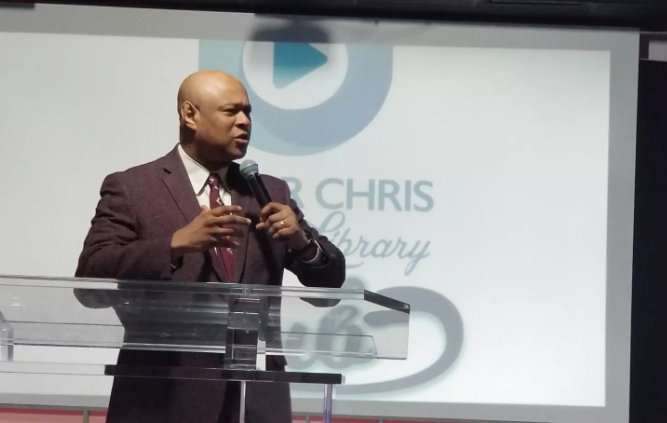 christemb_usa's tweet photo. Zonal Pastor, Pastor Mike Wiggle, addressed the Pastors and Leaders on the importance of the use of Pastor Chris Digital Library.

#ICLC2018 #CETXZONE2 #CEARLINGTON #PCDL #ChristEmbassy #PastorChrisOyakhilome https://t.co/tQYd0RO8MS