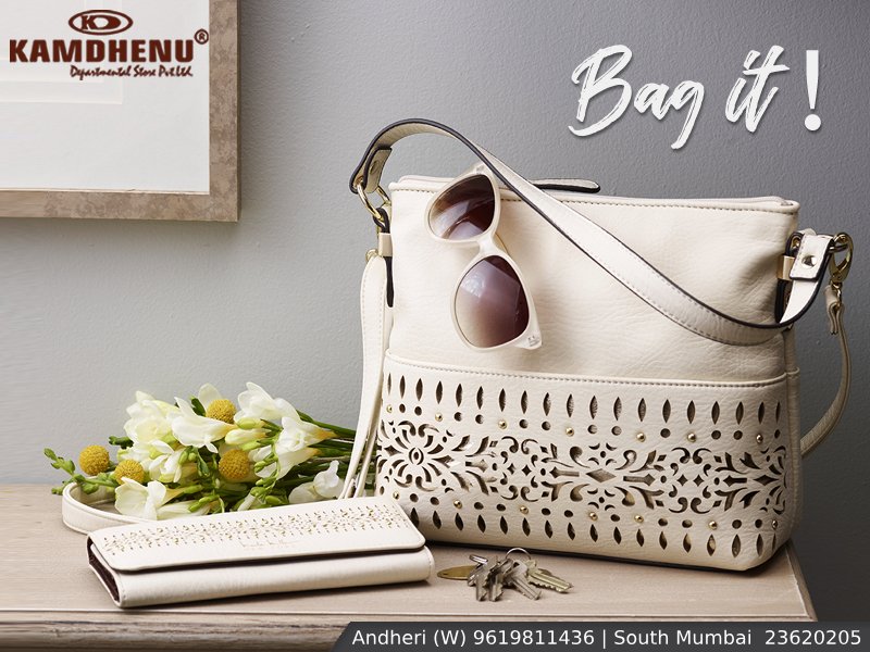 kamdhenu_mall's tweet photo. White, colourful, big or small; come check out the trendy bag collection at Kamdhenu Mall.

#kamdhenu #bags #handbags #fashion #accessories https://t.co/fZre5DlrCP