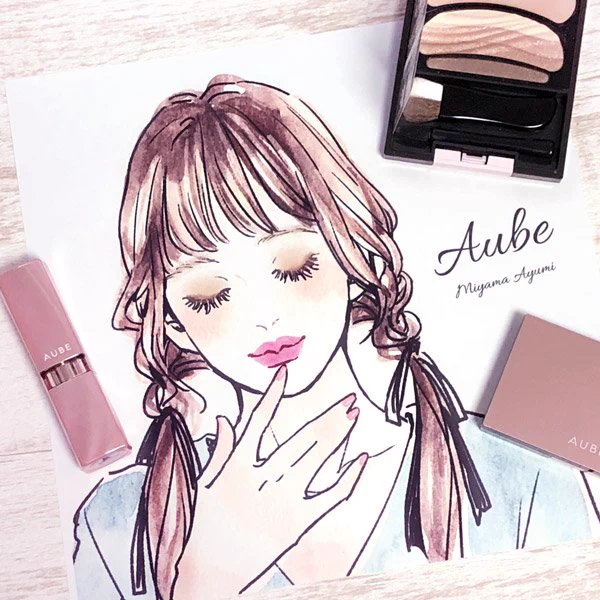 花王さまソフィーナAUBEの人気コスメ新色を使ってイラストを描かせて頂きました。メイクは本物のコスメを使っています?? 
https://t.co/zfVwUbU41e

すっぴんイラストをblogで配布しているので、よかったら絵にメイクしてみてください
https://t.co/bwExn7BAWc 